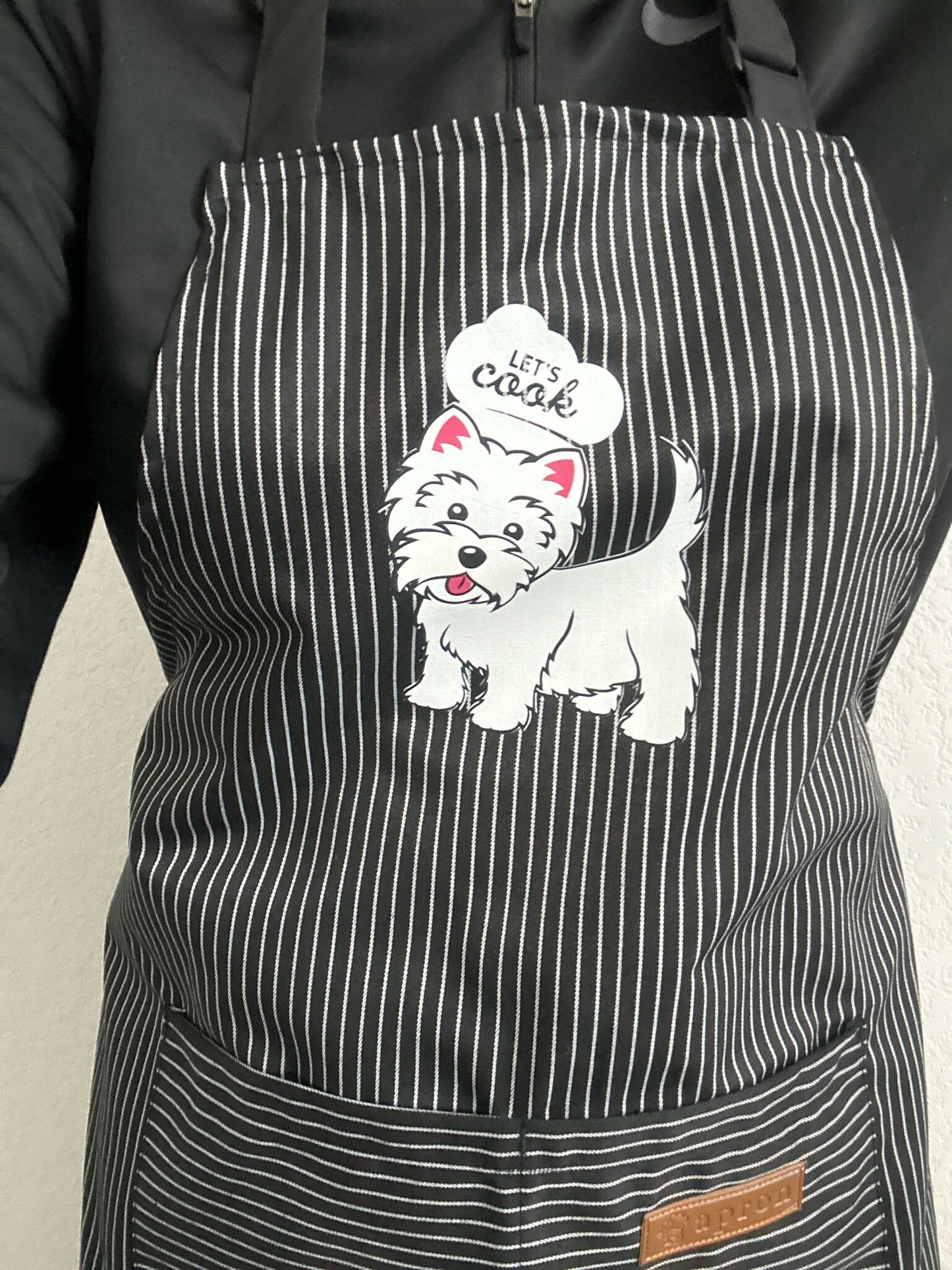 Let’s cook Westie Apron